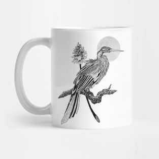African darter bird Mug